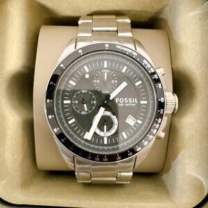 Fossil CH2600IE Decker Chronograph Black Dial Men's Watch